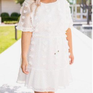 Chic Soul Bridal Shower Dress, Ivory Plus Size 3x